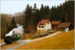 Feistritztalbahn im Kleinen - Tilt Shift Variante von diesem Bild ...  http://www.bahnbilder.de/bild/oesterreich~dampfloks~br-298/574675/auf-der-feistritztalbahn-faehrt-die-schmalspurdampflok.html