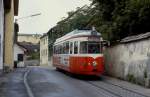 1974 kaufte die Gmundner Straßenbahn drei Triebwagen von der Vestischen Straßenbahn, von denen zwei nach Umbau in den Jahren 1977 und 1983 den Dienst aufnahmen.