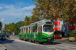 Graz, TW 503 als Linie 4 am Ostbahnhof, 16.09.2019 