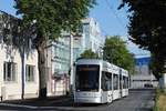 Tw.204 als Linie 6 in der Asperngasse auf dem Weg zur Endstelle Laudongasse. (10.07.2020)