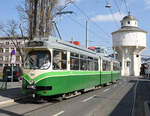 Der HGL Triebwagen 509 befuhr am Nachmittag des 10.