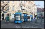 Am morgen des 06.03.11 hat der Cityrunner 663 auf der Linie 1 den Jakominiplatz erreicht.