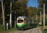 Tw.267 erreicht im Rahmen einer Sonderfahrt die Haltestelle St.Johann.(21.10.2012)