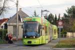 Tw.659 wartet in der Endstelle Wetzelsdorf seine Ausgleichszeit ab.(30.11.2013)