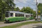 Triebwagen 606,Linie 1,Rettenbach am 6.05.2015.