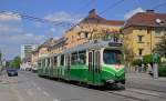 TW 529 als Linie 1, Alte Poststraße, 29.04.2015