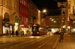 Nchtliche Abendstimmung in der Museumsstrasse.