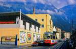 Innsbruck Tw 36 in der Ingenieur Etzel Straße, 10.09.1987.