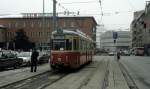 Innsbruck Stubaitalbahn GT6 88 (Dwag / Kiepe 1961, ex-Hagen) Hauptbahnhof am 23.