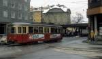 Innsbruck IVB SL 1 (Lohner-/ELIN-Grossraumtriebwagen 61) Museumstrasse / Brunecker Strasse am 23.