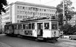 Straßenbahn Linz__Tw 7 mit Bw auf Linie 3.__28-07-1975