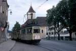 Linz ESG SL E (Tw 27 (von der Linzer Straßenbahn-HW 1944 als Tw 87 gebaut; 1949 umnum.