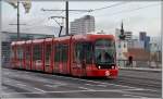 Bombardier Cityrunner Nr 32 auf der Nibelungenbrücke in Linz.