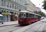 Wien Wiener Linien SL 31 (E1 4807 + c4 1307) XX, Brigittenau, Klosterneuburger Straße (Hst. Gerhardusgasse) am 25. Juli 2016.