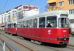 Wien Wiener Linien SL 25 (c4 1301 + E1 4824) XXII, Donaustadt, Langobardenstraße (Hst.