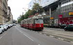 Wien Wiener Linien SL D (E2 4319 + c5 14xx) IX, Alsergrund, Althanstraße am 2.