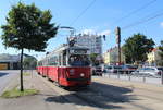 Wien Wiener Linien SL 25 (E1 4781 + c4 1320) XXI, Donaustadt, Erzherzog-Karl-Straße / Wagramer Straße am 26.