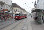 Wien Wiener Linien SL 43 (E1 4855 + c4 1355) IX, Alsergrund, Alser Straße / Spitalgasse am 27.