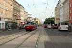 Wien Wiener Linien SL 67 (E2 4307) X, Favoriten, Favoritenstraße am 27. Juni 2017.