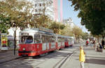 Wien Wiener Linien SL 1 (E1 4851 + c4 1360) I, Innere Stadt, Franz-Josefs-Kai / Schottenring (Hst.