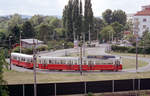 Wien Wiener Linien SL 21 (E1 47xx + c4 1301) II, Leopoldstadt, Wehlistraße / Endst.