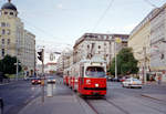 Wien Wiener Linien SL 5 (E1 4704 + c3 11xx) IX, Alsergrund, Alserbachstraße / Julius-Tandler-Platz / Franz-Josefs-Bahnhof am 25.