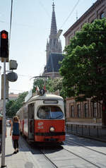 Wien Wiener Linien SL 1 (E1 4826 + c4 1366) III, Landstraße, Löwengasse / Untere Viaduktgasse (Hst.