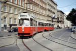 Wien Wiener Linien SL D (E2 4017 + c5 1417) IX, Alsergrund, Althanstraße / Julius-Tandler-Platz / Franz-Josefs-Bahnhof am 4.