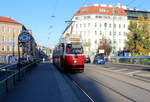 Wien Wiener Linien SL 5 (E2 4068 + c5 1468) XX, Brigittenau, Friedensbrücke am 15.