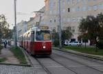 Wien Wiener Linien SL 6 (E2 4083 + c5 1483) X, Favoriten, Gellertplatz am 19.