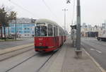 Wien Wiener Linien SL 25 (c4 1327 + E1 4733) XXII, Donaustadt, Wagramer Straße / Erzherzog-Karl-Straße (Hst.