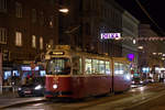 E2 4059 auf der Linie 33 in der Haltestelle Klosterneuburger Straße/Wallensteinstraße, 13.12.2017