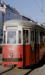 Wien Wiener Linien SL 18 (c3 1234) III, Landstraße, Landstraßer Gürtel / Schweizer Garten-Straße / Fasangasse (Hst.