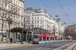 Im Zuge der Gleisbauarbeiten im Bereich Oper-Volkstheater, umfahren die Ringlinien den gesperrten Bereich zum Teil großräumig.