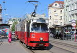 Wien Wiener Linien SL 49 (E1 4549 + c4 1357) XV, Rudolfsheim-Fünfhaus, Hütteldorfer Straße (Hst.