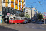 Wien Wiener Linien SL 30 (E1 4858) XXI, Floridsdorf, Schloßhofer Straße / Brünner Straße / Am Spitz am 20.