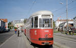 Wien Wiener Linien SL 30 (c3 1285) XXI, Floridsdorf, Stammersdorf, Stammersdorf, Bahnhofplatz am 22.