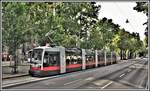 Siemens ULF Strassenbahn in Wien.