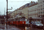 Wien Wiener Linien SL 1 (E2 4030) I, Innere Stadt, Kärntner Ring / Kärntner Straße im Februar 2016.