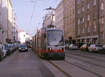 Wien Wiener Linien SL 6 (B 616) X, Favoriten, Quellenstraße im Februar 2017.