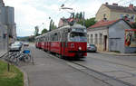 Wien Wiener Linien SL 49 (E1 4540 + c4 1370) XIV, Penzing, Oberbaumgarten, Hütteldorfer Straße am 27.