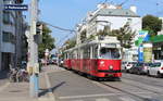 Wien Wiener Linien SL 49 (E1 4536 (Bombardier-Rotax 1974)) XIV, Penzing, Oberbaumgarten, Hütteldorfer Straße / Waidhausenstraße am 30.