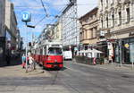 Wien Wiener Linien SL 49 (E1 4552 (Bombardier-Rotax 1976)) XIV, Penzing, Breitensee, Hütteldorfer Straße / Reinlgasse / Breitenseer Straße am 29.