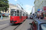 Wien Wiener Linien SL 49 (c4 1359 (Bombardier-Rotax 1976) + E1 4549 (Bombardier-Rotax 1975)) XIV, Penzing, Hütteldorfer Straße / Breitenseer Straße am 25.