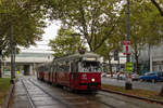 E1 4508 mit c4 1310 auf der Linie 25 in der Siebeckstraße, 03.09.2018