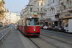 Wien Wiener Linien SL 5 (E2 4066 (SGP 1987)) IX, Alsergrund, Nußdorfer Straße am 19. Oktober 2018.