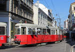 Wien Wiener Linien SL 49 (E1 4554 + c4 1356) VII, Neubau, Neubaustraße am 16.