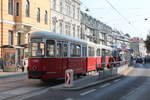 Wien Wiener Linien SL 49 (c4 1356 + E1 4554 (Beide Wagen: Bombardier-Rotax 1976)) XIV, Penzing, Hütteldorf, Linzer Straße (Hst.