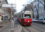 Wien Wiener Linien SL 49 (E1 4536 (Bombardier-Rotax 1974)) XIV, Penzing, Unterbaumgarten, Hütteldorfer Straße / Seckendorfstraße / Zehetnergasse am 12.