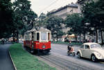 Wien: Die Wiener Straßenbahnen vor 50 Jahren: Motiv: M 4142 + c2/c3 als SL D.